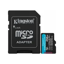 Cartão de Memória Kingston SDCG4/256GB Canvas Go! Plus - 256GB - Micro SD com Adaptador - 200MB/s