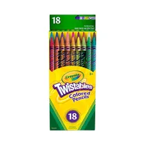 Lápices de Colores Crayola Twistables Colored Pencils 68-7418 18 Unidades