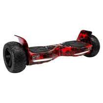 Scooter Elétrico Hye HY-SC8.5 8.5" Off Road Bluetooth LED - Vermelho Fogo