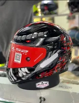 LS2 Casco FF-353 Rapid Menlong Red Gloss