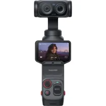 Estabilizador INSTA360 Luna Ultra Creator Bundle Cinsabta com Câmera de 3 Eixos 8K Ultra HD - Preto