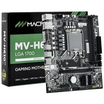 MB 1700 Macrovip MV-H610V2 s/ R/ V/ HDMI/ M.2/ DDR5/ Som/ USB 3.2/ Micro ATX