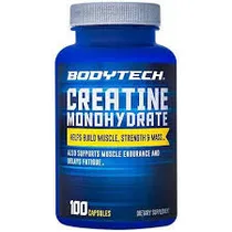 The Vitamin Shoppe Creatine Bodytech Creatina Monohydrate Plastico Azul