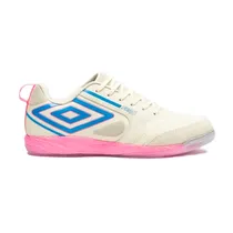 Chuteira Futsal Umbro Pro 5 Bump Rosa Con Branco 9.5