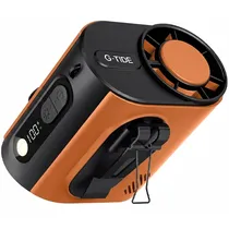 Mini Ventilador G-Tide FW02 5 Pás Recarregável - Laranja/Preto