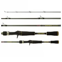 Sumax Vara Safira II LSFII-561MH 5.6 10-20LBS Fibra de Carbono 116G Negro