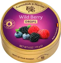 Bala de Frutas Cavendish & Harvey Wild Berry Drops - 175G