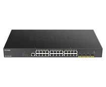 D-Link Switch RG-DGS-1250 28XMP 24PORT 4SFP+ Poe 370W