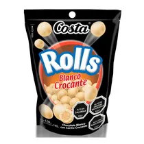 Costa Rolls Chocolate Branco 140GR