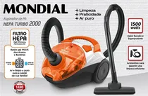 Aspiradora Mondial Hepa Turbo 2000 AP-15 110V