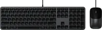 Teclado e Mouse Satechi ST-ZULX3CC-En Slim CLX3 Wired Combo Black (Inglês)