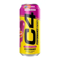 Energético C4 Grape Sem Açucar Lata 473ML