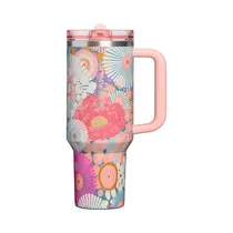 Copo Stanley Quencher Protour com Bico 1.18L - Sorbet Wildflower