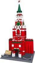 Blocos de Construção Architecture Spasskaya Tower Wange - 5219 (1046 Peças)