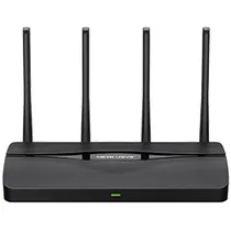 Roteador Mercusys MR27BE BE3600 Dual Band / 2.4GHZ / 5GHZ / Wi-Fi 7 / 4 Antenas - Preto