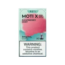 Vaper Moti X Mini 4ML DTL Raspberry Mint 3MG