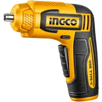 Kit Parafusadeira Ingco CSDLI0458 - 240RPM - Recarregável - Preto e Laranja