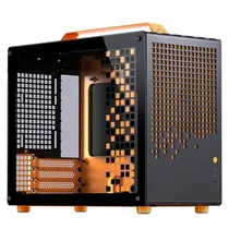 Gabinete Jonsbo Z20 M-Itx M-ATX Black/Orange