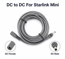 Cabo de Alimentação Starlink 18AWG DC-DC Maho/Fêmea 10 MT