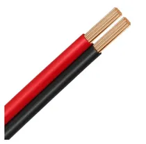 Cabo Cordao Condel 2X4 MM-Preto e Vermelho