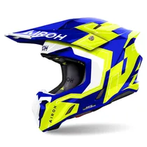 Casco Airoh Twist 3 Dizzy - Blue/Yellow Gloss / M