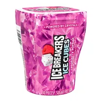 Chiclete Icebreakers Ice Cubes Raspberry Pote 40 Unidades