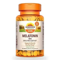 Suplemento de Melatonina Sundown 5 MG 90 Cápsulas
