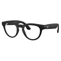 Óculos Ray-Ban Meta Wayfarer Shiny Black/Clear