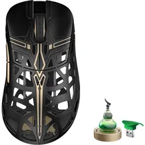 Mouse Gamer Wlmouse The Swords Magnesium Dongle 8K Omron Opticals Sem Fio - Preto