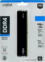 Memoria DDR4 32GB/3200MHZ Crucial Pro Black CP32G4DFRA32A