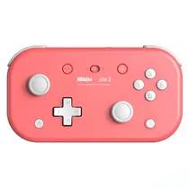 Controle 8BITDO Lite 2 80KA01 Sem Fio para Nintendo Switch / Android - Rosa