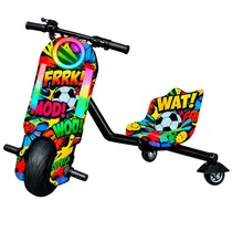 Triciclo Elétrico Keen Robot 8125 - 8.5" - Bluetooth - LED - Recarregável - com Capacete - 53 Comics Pow