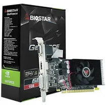 Placa de Vídeo Biostar 1GB Geforce G210 DDR3 - VN2103NHG6-TB1RL-BS2