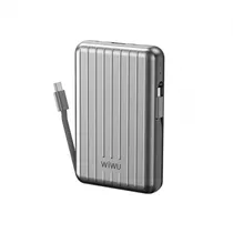 Wiwu Power Bank Magnetic PP02 5000AH Sil