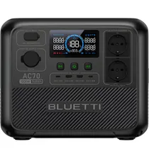 Estação de Energia Portátil Bluetti AC70P 1000 W 220V - Preto