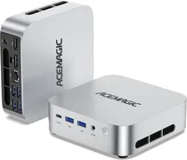 Mini PC Acemagician Matrix Mini M1 R7-7735HS 4.75/ 24GBD5/ 512SSD/ W11P/ 6USB/ HDMI/ DP/ W11P/ SLV