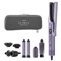 Kit Modelador de Cabelo & Chapinha Quanta Lumina Airboost Pro QTKA81 / 8 Em 1 / 1200W / 127V ~ 60HZ - Roxo