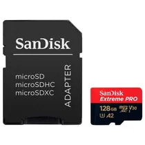 Cartao Micro SD 128GB Sandisk Extr Pro 200-90MB