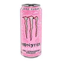 Energético Monster Sem Açucar Ultra Strawberry Lata 16OZ 473ML