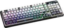 Teclado Mecanico Wireless Attack Shark X98PRO RGB/ Disp LED/ 96%/ Tri M/ Bluberry SW/ Cheese WH