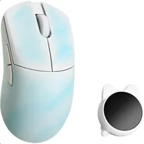 Mouse Gamer Wlmouse Huan Dongle 8K Omron Opticals Sem Fio - Celadon