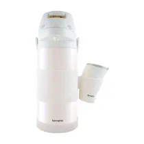 Garrafa Térmica Terrano Tereré - 1.9L - com Cuia Inox - Branco