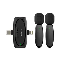 Micrófono Inalámbrico Ulanzi V6 A020GBB1 3 Em 1 Negro