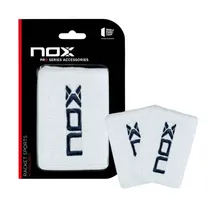 Muñequera Nox MUBLAM2UD 2 Unidades - Blanco/Azul Marino