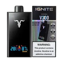 Pod Descartável Ignite V300 Black Strawberry Banana