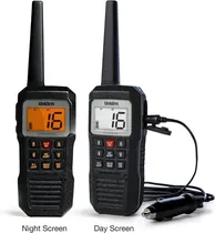 Rádio Uniden Maritimo de Mão Atlantis 155 VHF Prova D'Água Flutuante Submersível