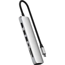 Hub Satechi Multiport 7 En 1 USB-C - Plata (ST-P7SS)