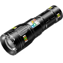 Lanterna LED Smiling Shark SD-5995 - Preto.