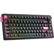 Onikuma Gaming Teclado MT706 Mechanical Wireless/USB RGB Negro/Rosa