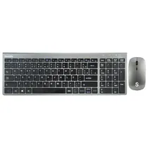 Kit Teclado e Mouse Smartfy TW01B Sem Fio Cinza